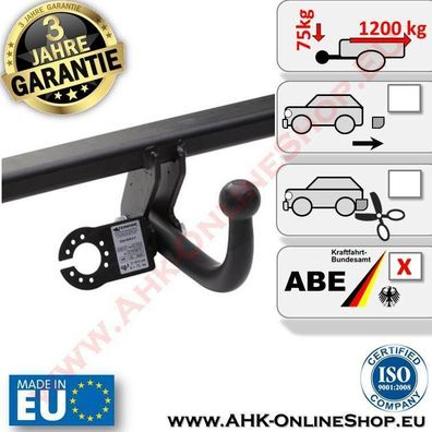 AHK Mitsubishi Lancer ab Bj. 09.2003-2007 Kombi Anhängerkupplung AHZV Neu