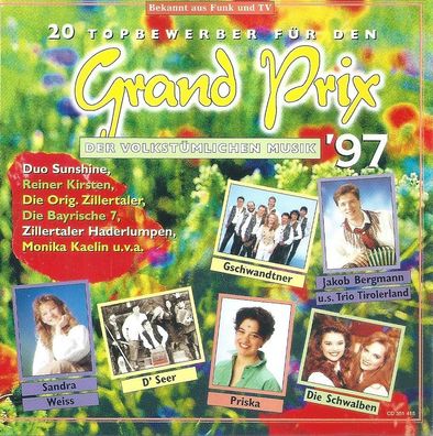 2-CD: Grand Prix der Volkstümlichen Musik 97 (1997) Tyrolis 351 415