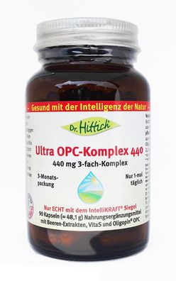 Dr. Hittich Ultra OPC, 90 Kapseln, Pinus Maritima, Vitis Vinifera