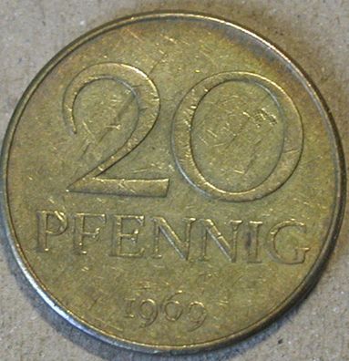 20 Pfennig DDR 1969 bis 1989 bitte Auswählen