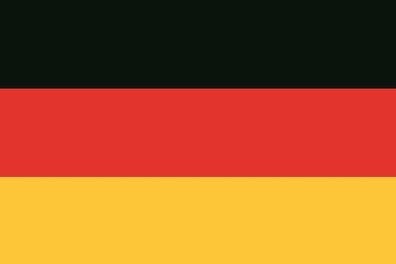 Aufkleber Fahne Flagge Deutschland in verschiedene Größen