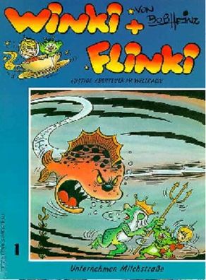 ECR * Winki + Flinki # 1 * Bob Heinz - toller Funny-Comic der 60er in sw