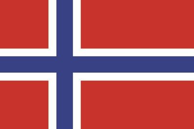 Aufkleber Fahne Flagge Norwegen in verschiedene Größen