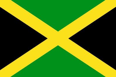 Aufkleber Fahne Flagge Jamaika in verschiedene Größen