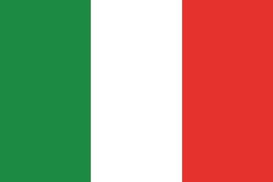 Aufkleber Fahne Flagge Italien in verschiedene Größen