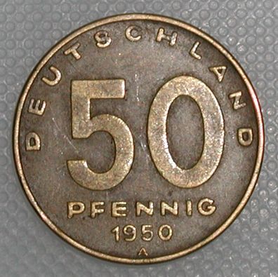 50 Pfennig DDR 1950 A