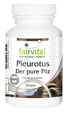 Pleurotus - Der pure Pilz - 90 Kapseln Fairvital vegan