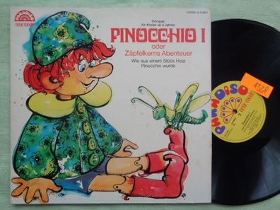 LP Paradiso Peggy Pinocchio 1&2 Zäpfelkerns Abenteuer Collodi Bierbaum Hörspiel Vinyl