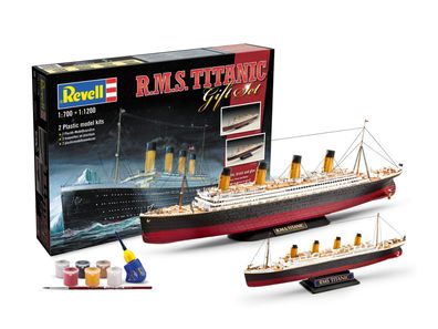 Revell Geschenk-Set R.M.S. Titanic 1:700 1:1200 Revell 05727 Bausatz