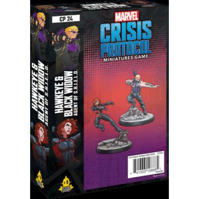 Marvel Crisis Protocol: Hawkeye and Black Widow- EN - Erw. * * Neu * * OVP*