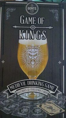 Game of Kings - Mittelalterliches Trinkspiel (inkl. Bierglas) - Ring of Fire