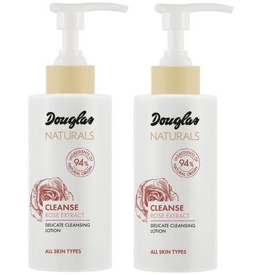 Douglas Naturals Cleanse mit Rosen Extrakt Make Up Entferner Gesicht Reiniger