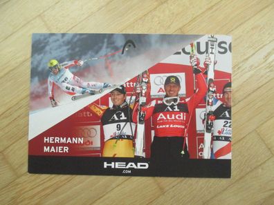 Österreich Skilegende Hermann Maier - Autogrammkarte ohne Unterschrift!!!