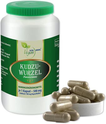 Vitaideal Vegan® Kudzu Wurzel (Pueraria lobata) vegane Kapseln