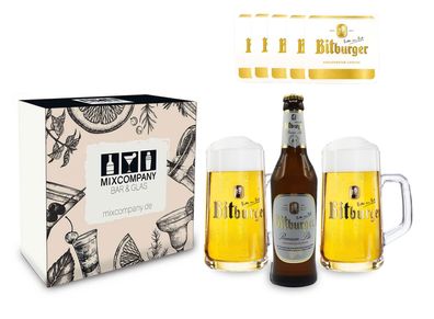 Bitburger Bier Pils Set / Geschenkset - 1x Bitburger Premium Pils 330 ml (4,8