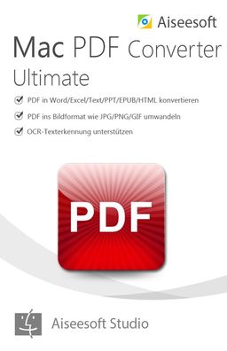Aiseesoft Mac PDF Converter Ultimate - PDF Dateien mit dem Mac konvertieren -Download