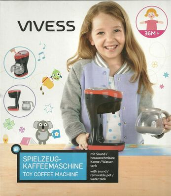 Kinder Kaffeemaschine Spielzeug mit Sound für Kinderküche