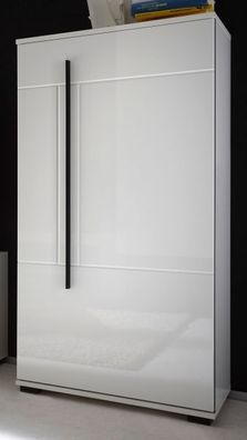Kommode in weiß Hochglanz Wohnzimmer Esszimmer Anrichte 60 x 126 cm Design-D