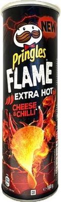 Pringles Flame Cheese & Chilli (18 x 160 gr.)