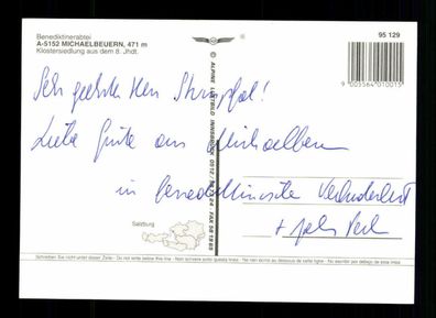 Johannes Perkmann Abt der Benediktinerabtei Michaelbeuren Signiert # BC 180044