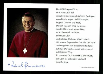 Heinrich Timmerevers Bischof von Dresden Original Signiert # BC 180262