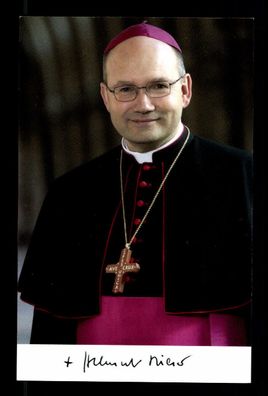 Helmut Dieser Bischof von Aachen Autogrammkarte Original Signiert # G 33505