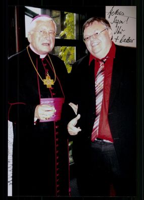 Walter Mixa Bischof von Augsburg Foto Original Signiert # BC G 34282