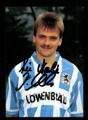 Manfred Schwabl Autogrammkarte TSV 1860 München 1995-96 Original Signiert