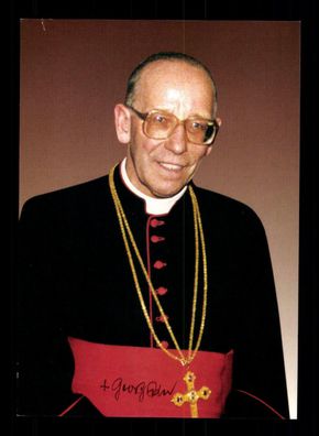 Georg Eder 1928-2015 Erzbischof von Salzburg Original Signiert # BC 180994