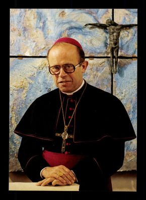 Paul Werner Scheele 1928-2019 Bischof in Würzburg Original Signiert # BC 180330