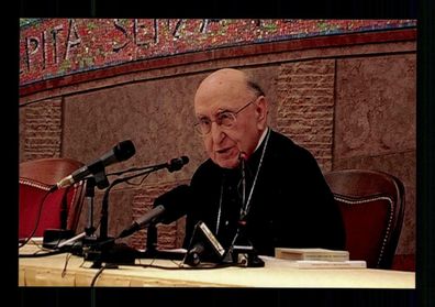 Giacomo Kardinal Biffi 1928-2015 Erzbischof von Bologna Signiert # BC 180484