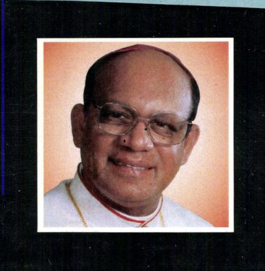 Kardinal Oswald Grancias Erzbischof von Bombay Original Signiert # BC 180543