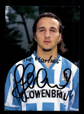 Jens Jeremies Autogrammkarte TSV 1860 München 1995-96 Original Signiert