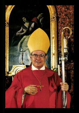 Ivo Fürer Bischof von St. Gallen Autogrammkarte Original Signiert # BC 181024