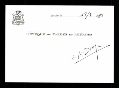 Henri Clement Victor Donze Bischof von Tarbes und Lourdes Signiert # BC 181139