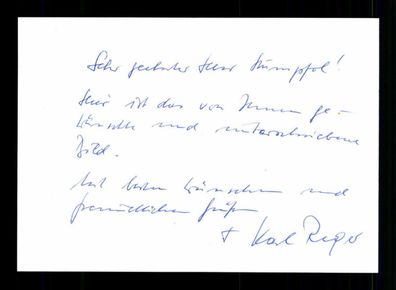 Karl Reger Weihbischof im Bistum Aachen Original Signiert # BC 181144
