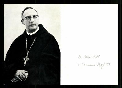 Thomas Niggl 1922-2011 Abt der Abtei Weltenburg an der Donau Signiert #BC 181241