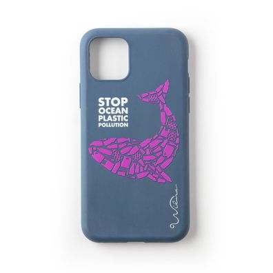 Wilma Stop Plastic Whale für Apple iPhone 11 - dark Blau