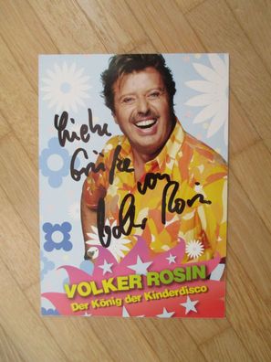 Liedermacher für Kindermusik Volker Rosin - handsigniertes Autogramm!