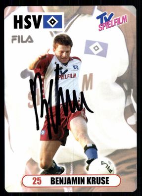 Benjamin Kruse Autogrammkarte Hamburger SV 2000-01 Original Signiert + A 96372