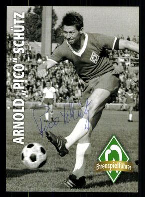 Arnold Schütz Autogrammkarte Werder Bremen Original Signiert + A 70002