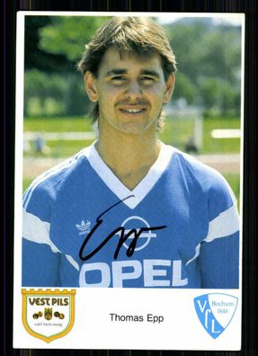 Thomas Epp VFL Bochum 1987-88 Autogrammkarte Original Signiert + A 86054