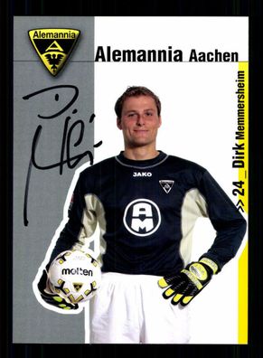Dirk Memmersheim Autogrammkarte Alemania Aachen 2003-04 Original + A 216280
