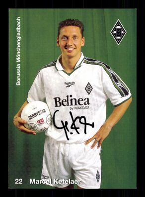 Marcel Ketelaer Autogrammkarte Borussia Mönchengladbach 1998-99 Origin+ A 216282