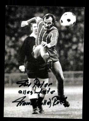 Franz Roth Sportmode Werbekarte Bayern München Original Signiert + A 216591
