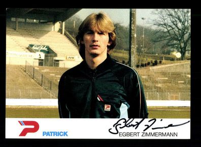 Egbert Zimmermann Autogrammkarte Waldhof Mannheim Original Signiert + A 216715