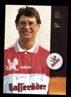Pico Schütz Autogrammkarte Werder Bremen Original Signiert+ A 216734