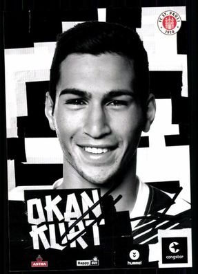 Orkan Kurt Autogrammkarte FC St Pauli 2015-16 Original Signiert + A 113178