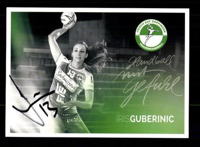 Iris Guberinic Autogrammkarte Frisch auf Göppingen Original Handball+ A 167605