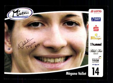 Megane Vallet Autogrammkarte Trierer Miezen Original Signiert + A2 216287